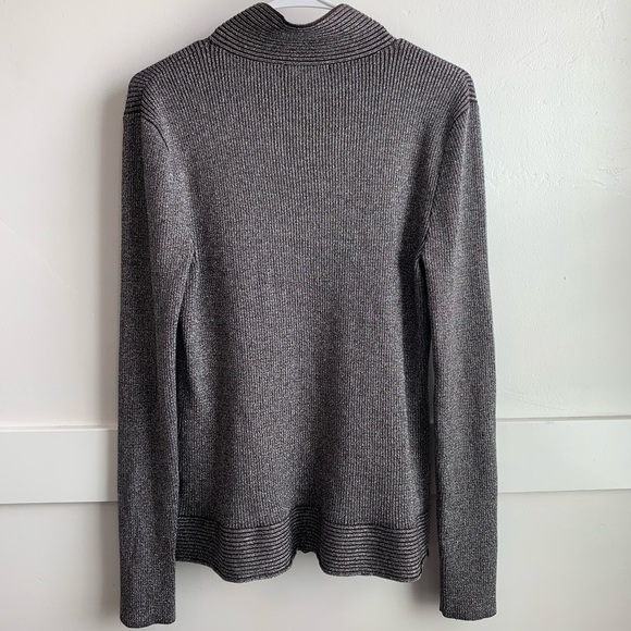 Belldini Gray Sparkle and Rhinestone Zipper Jacket - Picture 2 of 6